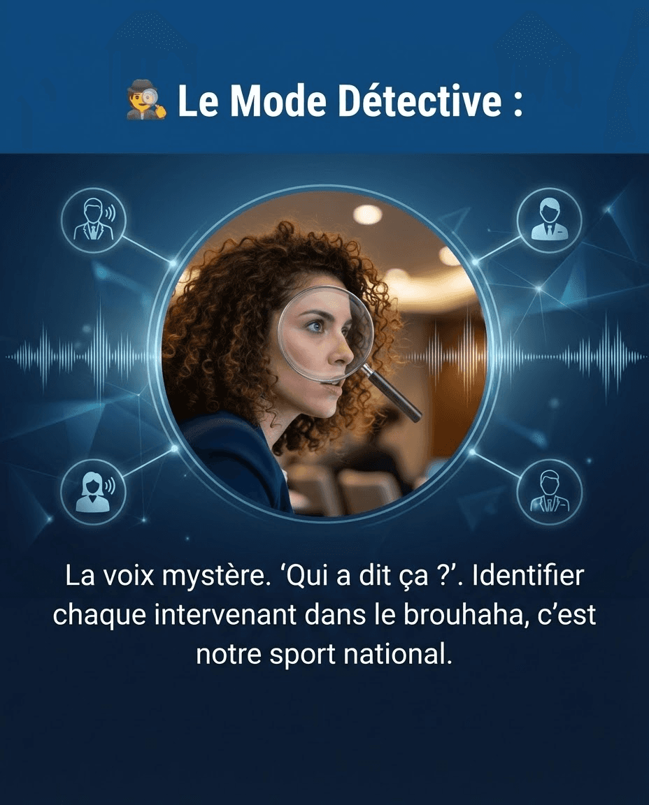 Réaction scribe face au brouhaha en réunion CSE