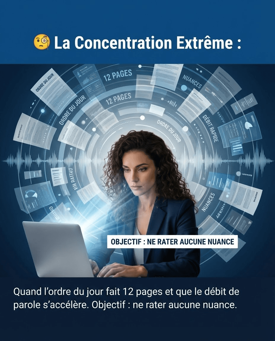 Scribe cherchant la signification d'un acronyme technique