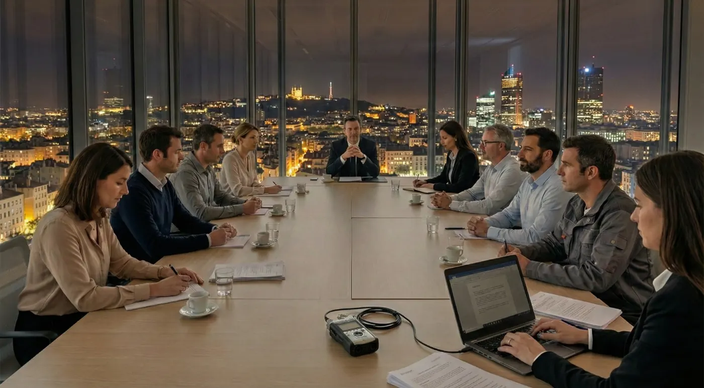 Réunion de CSE — Rédaction de PV de CSE Banque, Assurance et Services financiers
